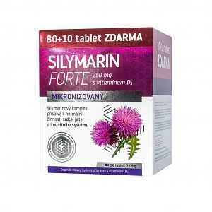 Silymarin+vit.D3 250mg akcní balení 80+10 zdarma