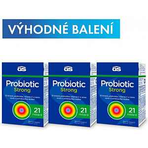 GS Probiotic Strong cps.30+10 - balení 3 ks