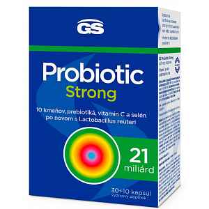 GS Probiotic Strong cps.30+10 - balení 3 ks