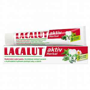 Lacalut Aktiv Herbal zubní pasta 75ml