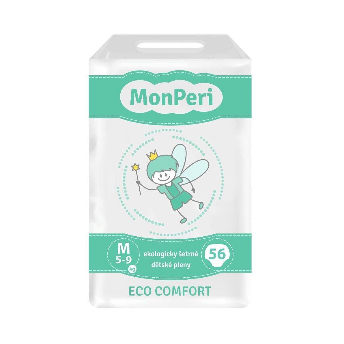 MonPeri ECO Comfort M 5-9 kg dětské pleny 56 ks