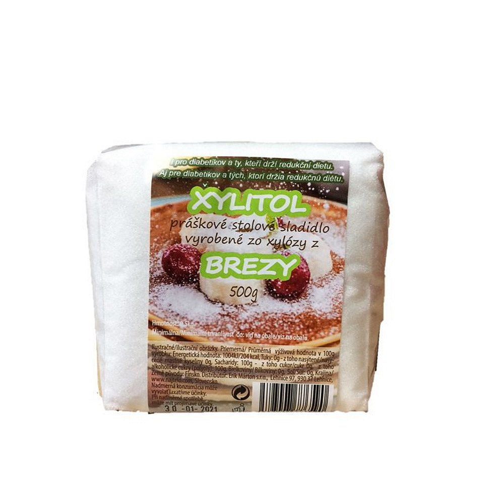 NAJTELO Březový cukr xylitol práškový 500 g