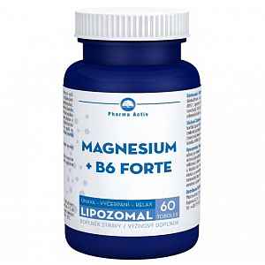 PHARMA ACTIV Lipozomal magnesium + B6 forte 60 tobolek