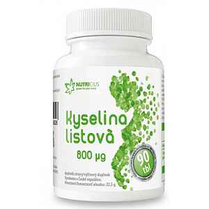 Nutricius Kyselina listová 800 µg 90 tablet