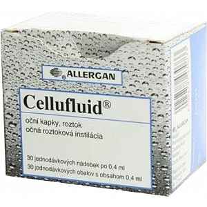 Cellufluid oční kapky 30ks (umělé slzy)