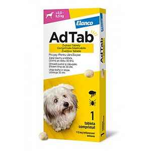 Adtab Pro Psy 112mg žvýkací Tbl. (2,5-5,5kg) 1tbl