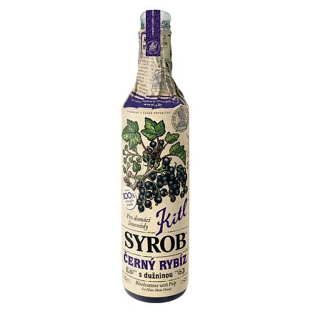 Kitl Syrob Černý Rybíz s dužninou 500ml