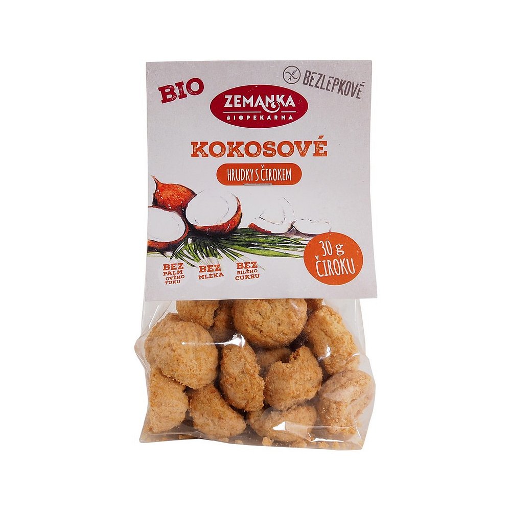 ZEMANKA Kokosové hrudky s čirokem 100 g BIO