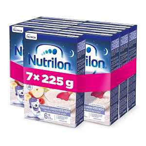 7 x NUTRILON Pronutra® Krupicová kaše s ovocem Good Night 225 g, 6+