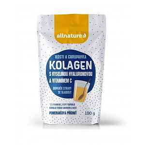 Allnature Kolagen S Kys.hyaluronovou A Vit.c 100g