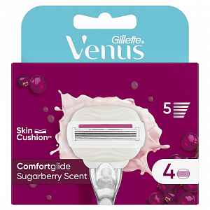 Gillette Venus ComfortGlide Sugarberry náhradní hlavice 4 ks