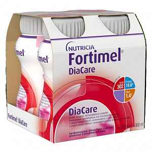 FORTIMEL DIACARE S PŘÍCHUTÍ JAHODOVOU POR POR SOL 4X200ML