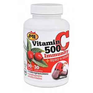 Jml Vitamin C 500mg + šípky A Zinek Cps.90+30