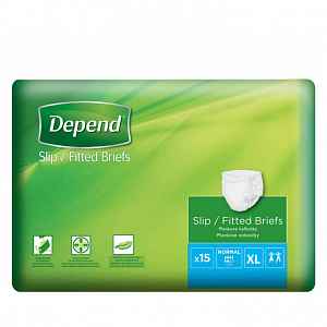 Depend plenkové kalhotky Slip Normal XL 15ks