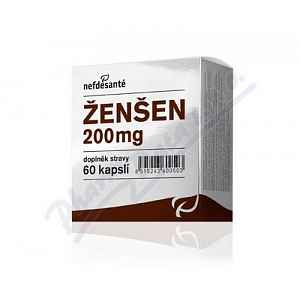 Nefdesanté Ženšen 200 mg orální tobolky 60