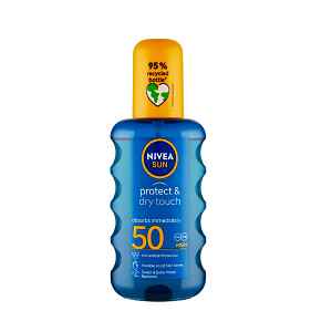 Nivea SUN Protect&Dry OF50 neviditelný sprej na opalování 200 ml