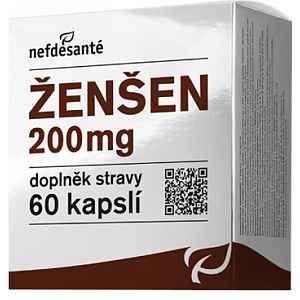 Nefdesanté Ženšen 200 mg orální tobolky 60