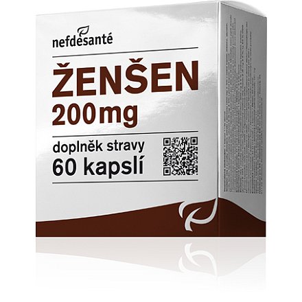 Nefdesanté Ženšen 200 mg orální tobolky 60