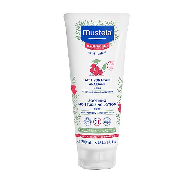 Mustela Zklidňujicí hydratační tělové mléko 200 ml