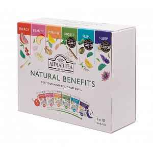 Ahmad Tea Natural Benefits Selection porcované čaje 60x2 g