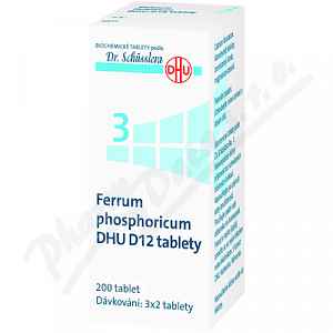 FERRUM Phosphoricum DHU D12 No.3 200 tablet