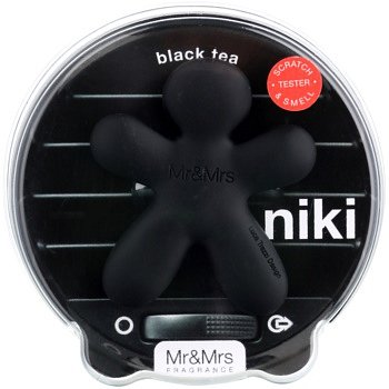 Mr & Mrs Fragrance Niki Black Tea vůně do auta plnitelná