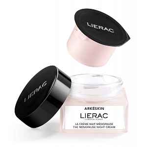 Lierac Arkéskin Noční krém na období menopauzy náhradní náplň 50 ml