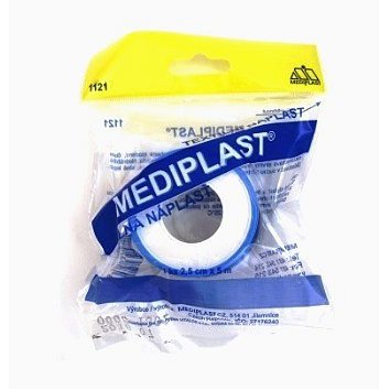 Náplast Mediplast 2.5cmx5m tkaná 1121 cívková