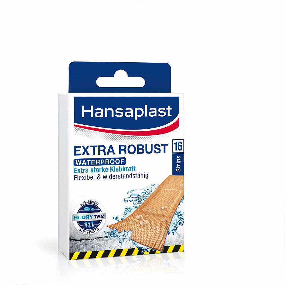 HANSAPLAST Extra Robust voděodolná náplast 16ks