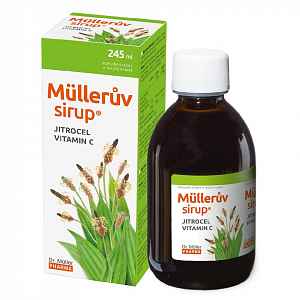 Müllerův Sirup S Jitrocelem A Vitaminem C 245ml