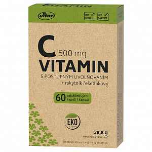 VITAR EKO Vitamin C 500 mg + rakytník 60 kapslí