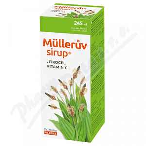 Müllerův Sirup S Jitrocelem A Vitaminem C 245ml