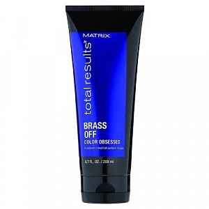 Matrix Total Results Brass Off přirozeně neutralizující maska pro odbarvené vlasy 200 ml