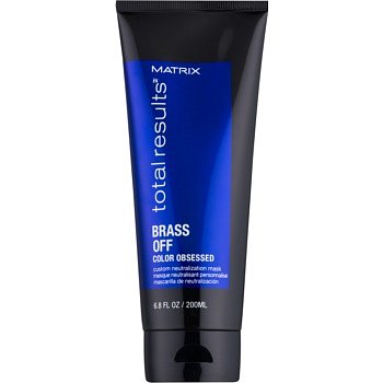 Matrix Total Results Brass Off přirozeně neutralizující maska pro odbarvené vlasy 200 ml