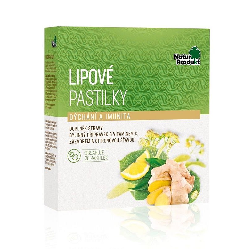 Naturprodukt Lipové pastilky 20 ks