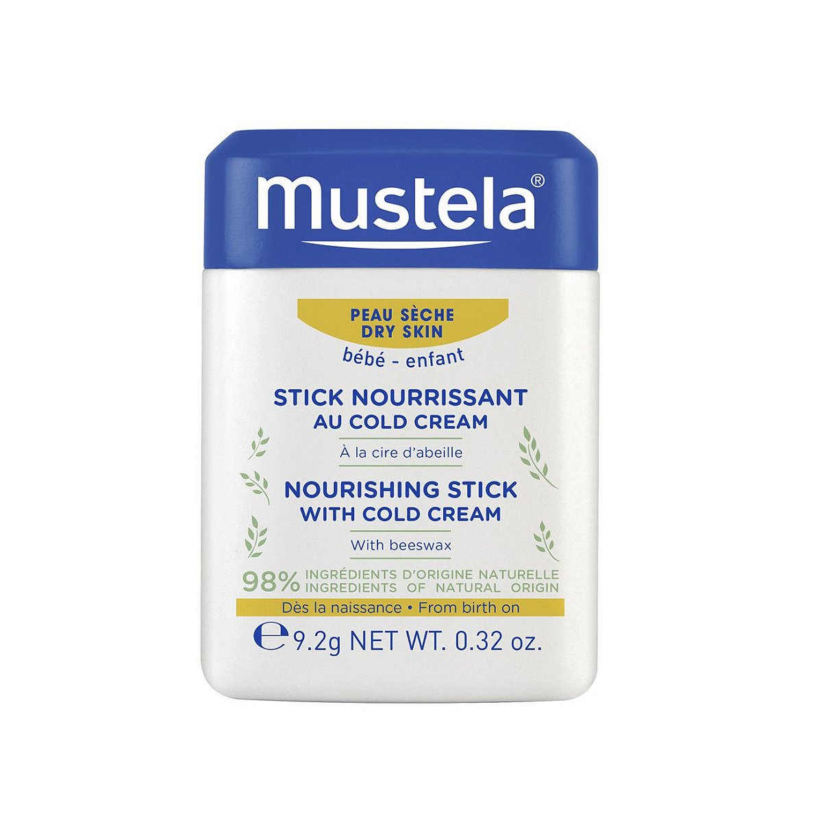 Mustela Vyživující tyčinka obohacená o Cold cream 9,2 g