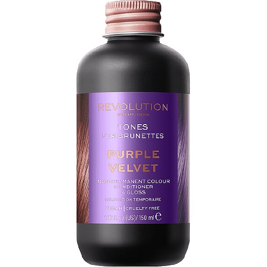 Revolution Haircare Tones for Brunettes Barva na vlasy Purple Velvet 150ml