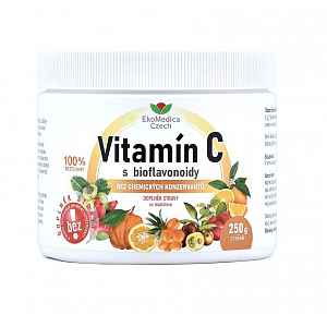 Vitamín C S Bioflavonoidy 250g Ekomedica