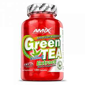 Amix Green TEA Extract with Vitamin C, 100cps