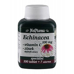 Medpharma Echinacea 100 mg + vitamin C + zinek 107 tablet