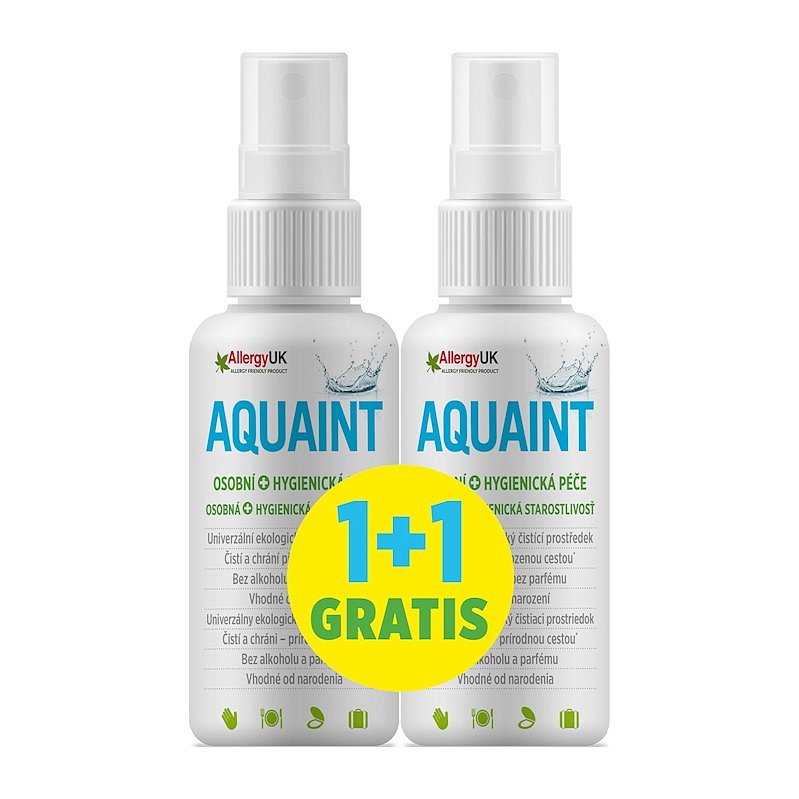 AQUAINT 100% ekologická čisticí voda 50 ml + DÁREK Aquaint 50ml