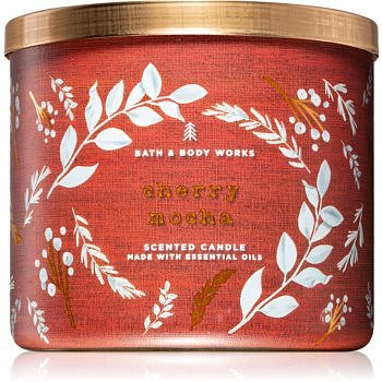 Bath & Body Works Cherry Mocha vonná svíčka 411 g