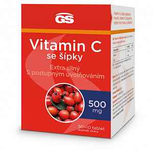 GS Vitamin C 500 se šípky 50+10 tablet