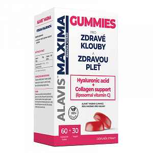 Alavis Maxima Gummies Vit.c+d3 žvýk.tbl.60+cps.30