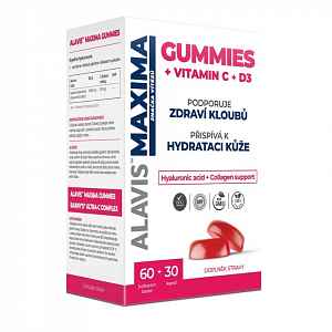 Alavis Maxima Gummies Vit.c+d3 žvýk.tbl.60+cps.30