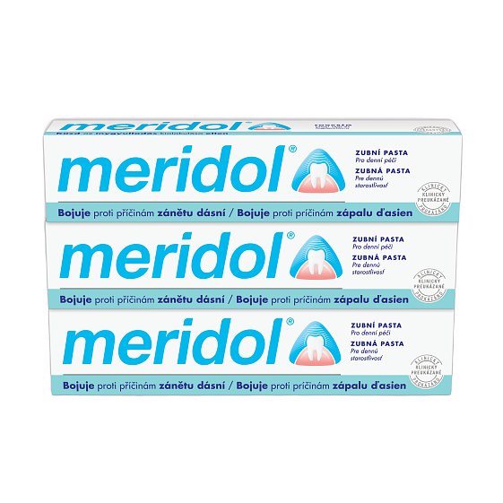 Meridol Zubní pasta 3x 75ml