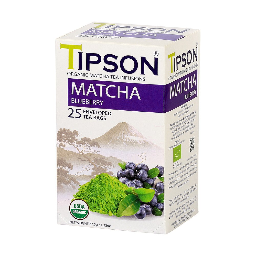 TIPSON Matcha Blueberry 25 sáčků BIO