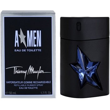 Mugler A*Men toaletní voda plnitelná pro muže Rubber Flask 50 ml