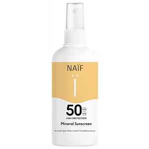 NAÏF Ochranný sprej na opalování SPF50 pro děti a miminka 100 ml