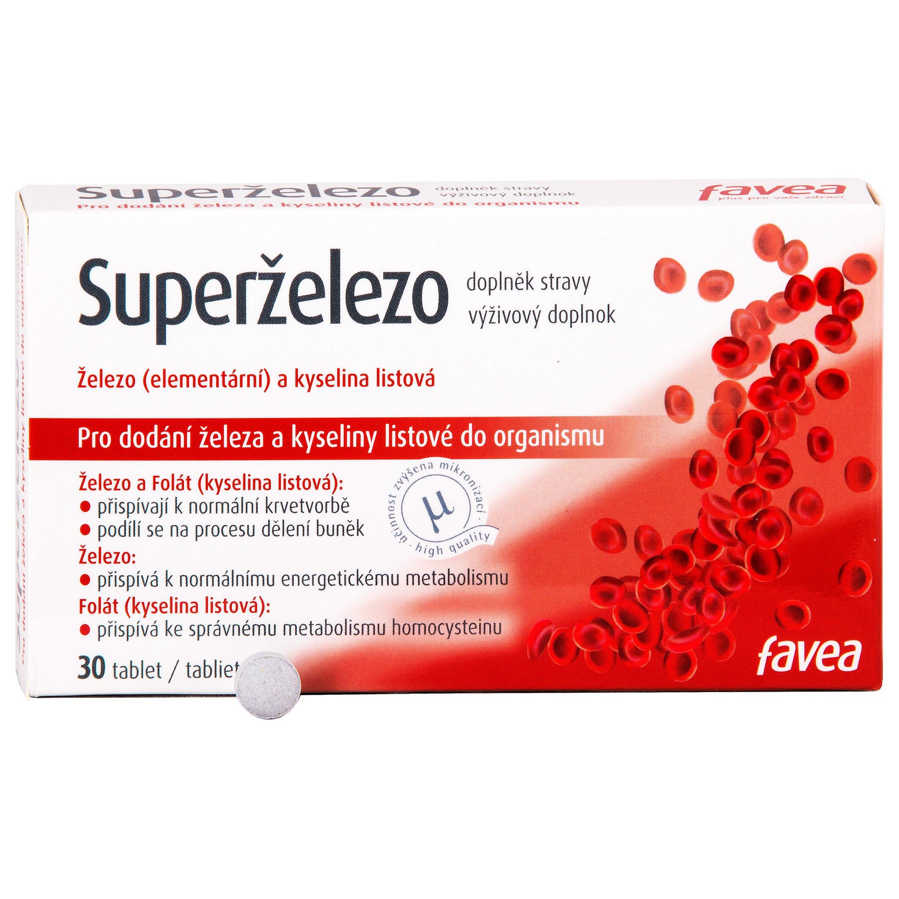 Favea Superželezo 30 tablet